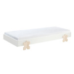 Paris Prix Lit Enfant En Bois "Modulo Puzzle II" 90x200cm Blanc