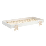 Paris Prix Lit Enfant En Bois "Modulo Puzzle II" 90x200cm Blanc