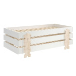 paris prix Lit Enfant en Bois "Modulo Puzzle III" 90x200cm Blanc