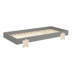 Paris Prix Lit Enfant En Bois "Modulo Puzzle III" 90x200cm Gris