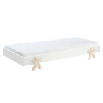 Paris Prix Lit Enfant En Bois "Modulo Smiley III" 90x200cm Blanc