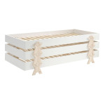 paris prix Lit Enfant en Bois "Modulo Smiley III" 90x200cm Blanc