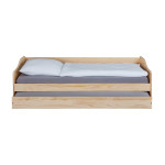 Paris Prix Lit Enfant Gigogne "Léana" 90x200cm Naturel