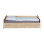 Paris Prix Lit Enfant Gigogne "Léana" 90x200cm Naturel