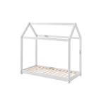 Paris Prix Lit Enfant & Matelas "Cabane" 70x140cm Blanc