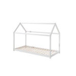 Paris Prix Lit Enfant & Matelas "Cabane" 90x200cm Blanc