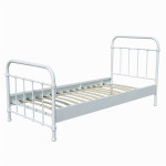 Paris Prix Lit Enfant Métal "New York" 120x200cm Blanc