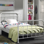 Paris Prix Lit Enfant Métal "New York" 120x200cm Blanc