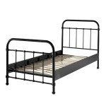 Paris Prix Lit Enfant Métal "New York" 120x200cm Noir