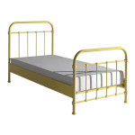 paris prix Lit Enfant Métal "New York" 90x200cm Jaune