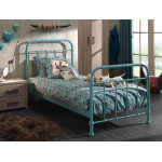 Paris Prix Lit Enfant Métal "New York" 90x200cm Turquoise