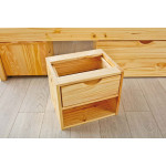 Paris Prix Lit Enfant Multi-Rangements "Clark" 90x200cm Naturel