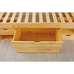 Paris Prix Lit Enfant Multi-Rangements "Clark" 90x200cm Naturel