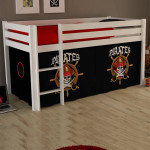 Paris Prix Lit Enfant "Pino Pirates II" 90x200cm Blanc