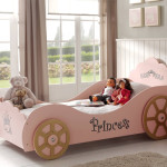 Paris Prix Lit Enfant Princesse "Voiture" 90x200cm Rose