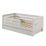Paris Prix Lit Enfant Sommier & Tiroir "Toddler" 70x140cm Blanc