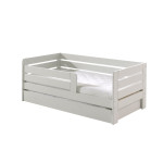 paris prix Lit Enfant Sommier & Tiroir "Toddler" 70x140cm Blanc