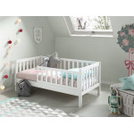 Paris Prix Lit Enfant & Sommier "Toddler II" 70x140cm Blanc