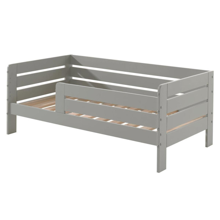 Paris Prix Lit Enfant & Sommier "Toddler II" 70x140cm Gris