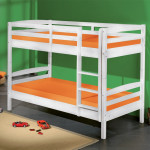 Paris Prix Lit Enfant Superposé En Bois "Joe" 90x190cm Blanc