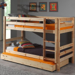 Paris Prix Lit Enfant Superposé & Tiroir De Lit "Pino" 90x190cm Naturel