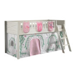 paris prix Lit Enfant Tente & 3 Pochettes "Scott Birdy" 90x200cm Blanc