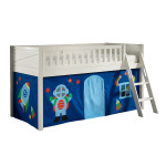 paris prix Lit Enfant Tente "Scott Astro" 90x200cm Blanc