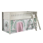 paris prix Lit Enfant Tente "Scott Birdy" 90x200cm Blanc