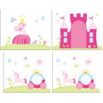 Paris Prix Lit Enfant Tente "Scott Princesse" 90x200cm Blanc