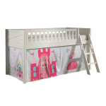 paris prix Lit Enfant Tente "Scott Princesse" 90x200cm Blanc