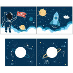 Paris Prix Lit Enfant Tente "Scott Space Shuttle" 90x200cm Blanc