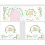 Paris Prix Lit Enfant Tente Tunnel & 3 Pochettes "Scott Birdy" 90x200cm Blanc