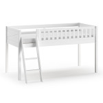 Paris Prix Lit Enfant Tente & Tunnel "Scott Astro" 90x200cm Blanc