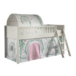 paris prix Lit Enfant Tente & Tunnel "Scott Birdy" 90x200cm Blanc