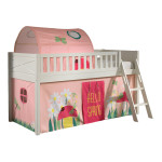 paris prix Lit Enfant Tente & Tunnel "Scott Spring" 90x200cm Blanc