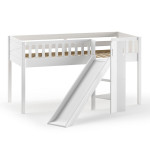 Paris Prix Lit Enfant Toboggan & Tente "Scott Fire Trucker" 90x200cm Blanc