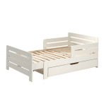 Paris Prix Lit Évolutif Avec Tiroir "Jumper" 90x200cm Blanc