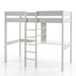 Paris Prix Lit Mezzanine & Bureau Enfant "Pino" 90x200cm Blanc