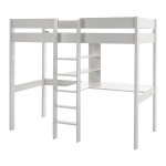paris prix Lit Mezzanine & Bureau Enfant "Pino" 90x200cm Blanc