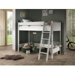 Paris Prix Lit Mezzanine Enfant "London" 90x200cm Blanc