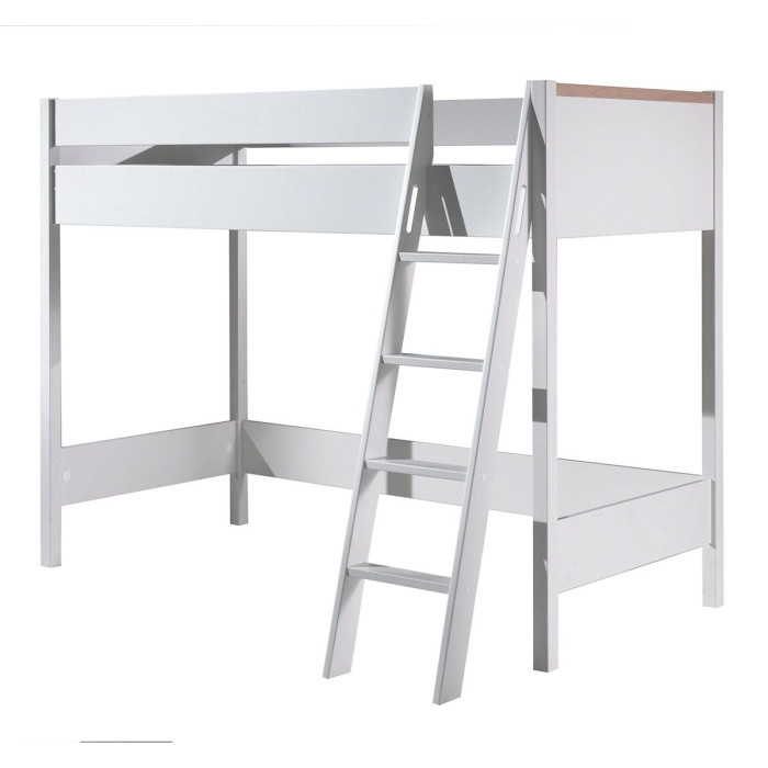 Paris Prix Lit Mezzanine Enfant "London" 90x200cm Blanc