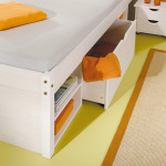 Paris Prix Lit Multi-Rangements "Clark" 180x200cm Blanc