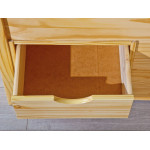 Paris Prix Lit Multi-Rangements "Clark" 180x200cm Naturel