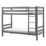 paris prix Lit Superposé Enfant Bois "Pino" 90x200cm Gris