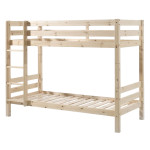 paris prix Lit Superposé Enfant Bois "Pino" 90x200cm Naturel