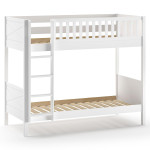 paris prix Lit Superposé Enfant "Scott" 90x200cm Blanc