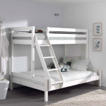 Paris Prix Lit Superposé Triple "Pino" 140x200cm Blanc