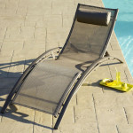 Paris Prix Lot De 2 Bains De Soleil "Cloé" 170cm Cappuccino