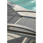 Paris Prix Lot De 2 Bains De Soleil Empilables "Barcelona" 195cm Noir