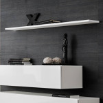 Paris Prix Lot De 2 Bancs Muraux & Étagère "Switch SBII" 130cm Blanc